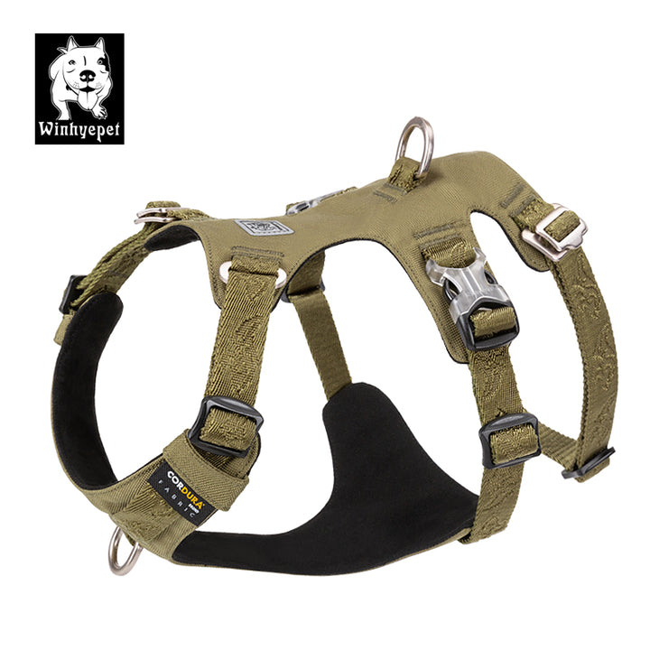 Whinhyepet Dog Harness - Green, XS-1962324895358652416