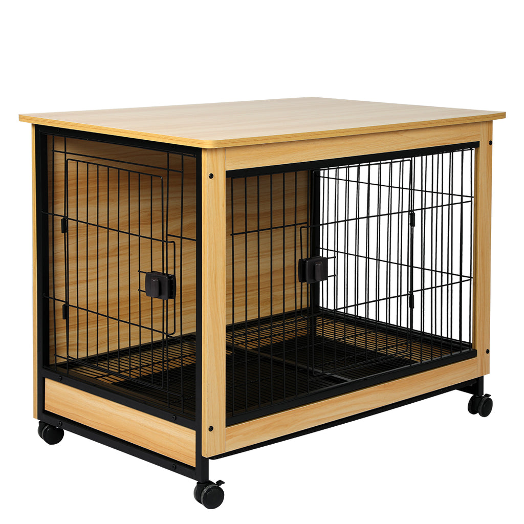 PaWz Wooden Wire Dog Kennel Side End XXL XX-Large-1973193673084637184