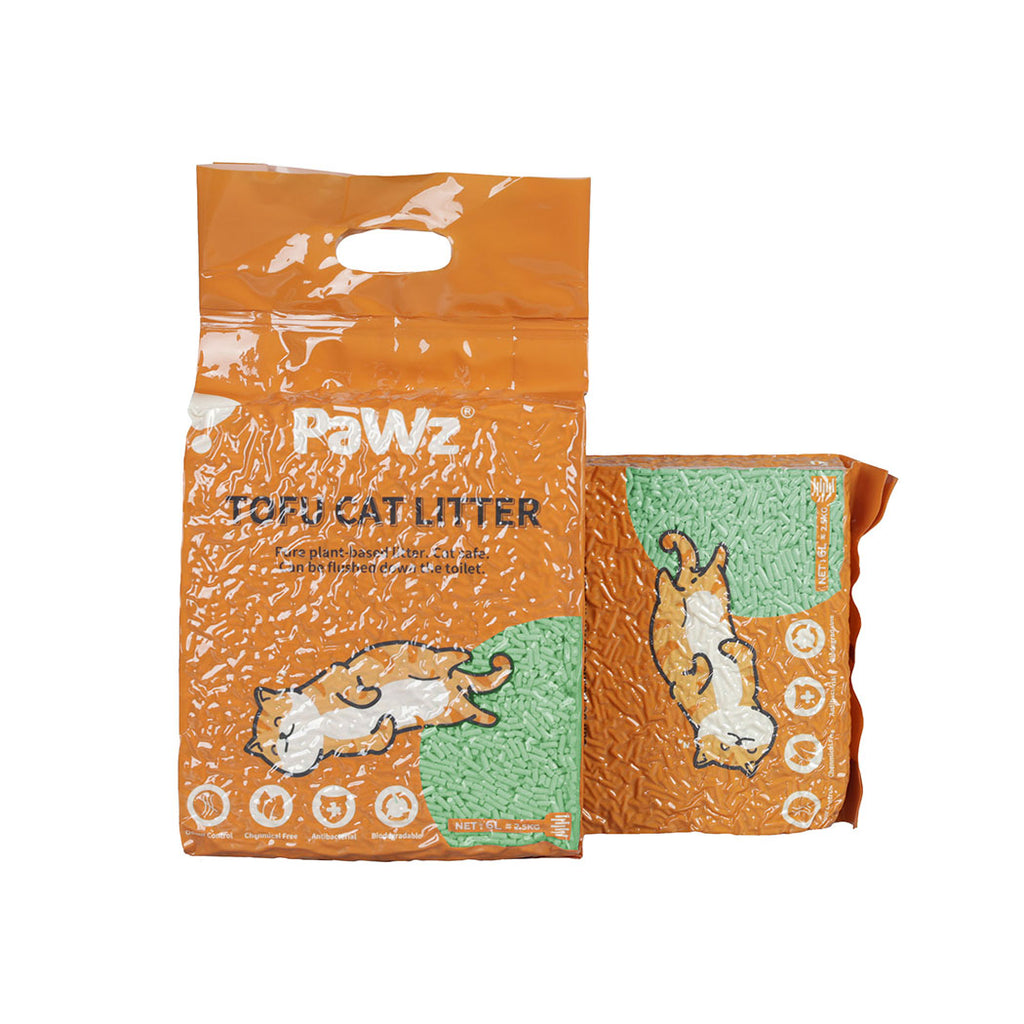 PaWz 2.5kg Tofu Cat Litter Clumping Green Tea x1-1973193452820762624