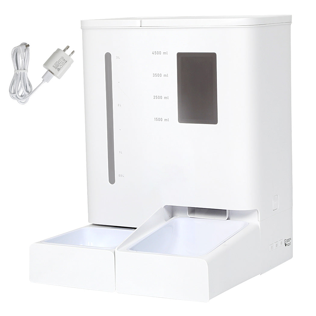 Pawz 2-in-1 Automatic Pet Cat Dog Feeder Water Set-1975420344185524224