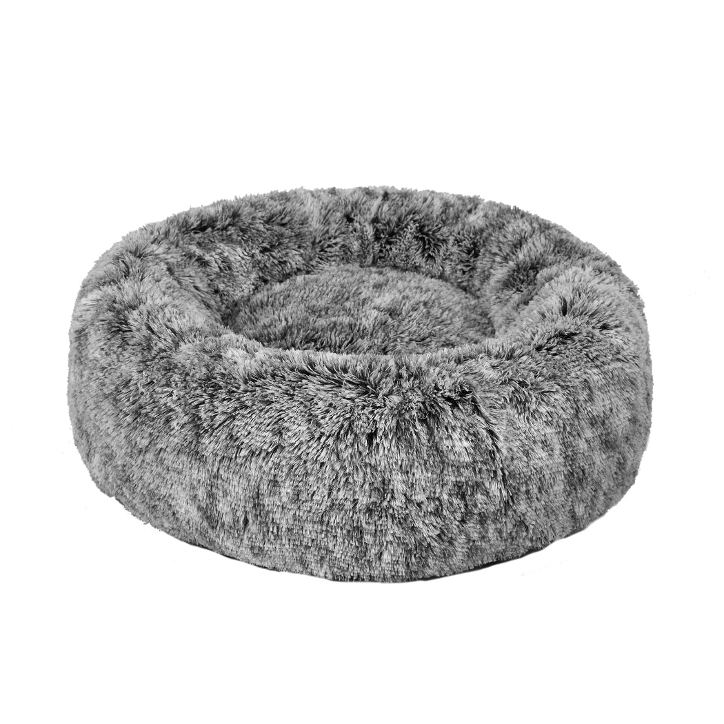 PaWz Pet Bed Cat Dog Donut Nest Calming L Charcoal Large-1973193628776009728