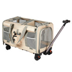 Pawz Pet Carrier 4 Wheel Portable Rolling Foldable-1973193525826818048