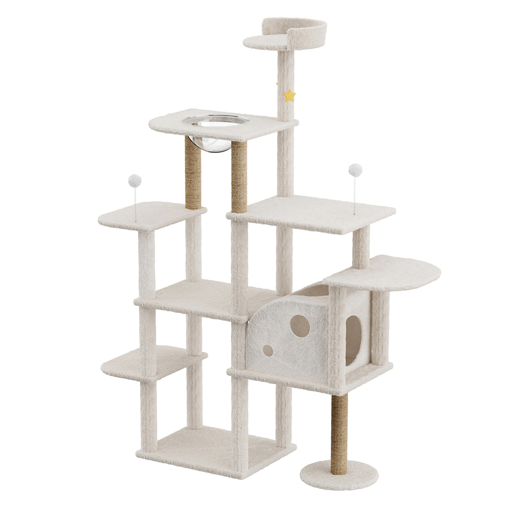 Pawz Cat Tree Tower Large Scratcher Condo House 172cm-1973193540842426368