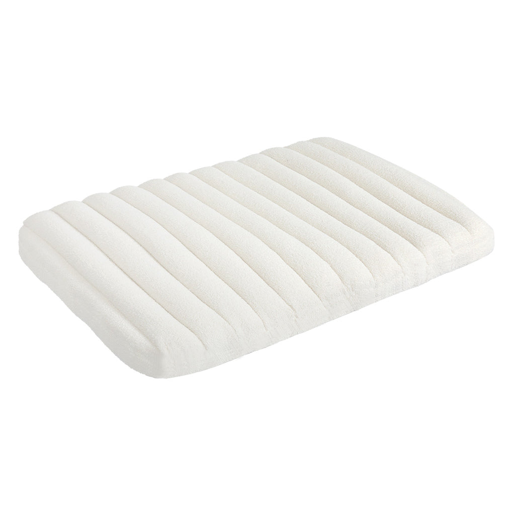 Pawz L Size Orthopedic Dog Bed with Sherpa Plush Removable Cover in White-1975420344915333120