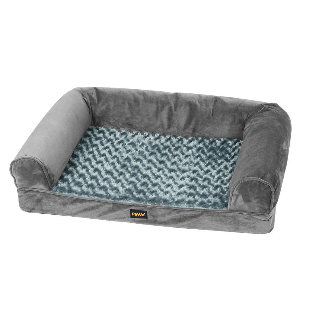 PaWz Pet Bed Sofa Dog Bedding Soft Warm XL Grey X-Large-1973193627337363456