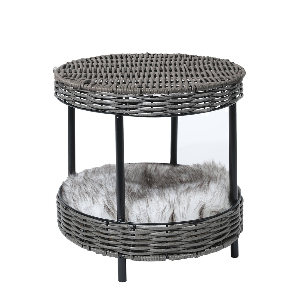 PaWz Rattan Pet Bed Elevated Raised-1975420452511813632