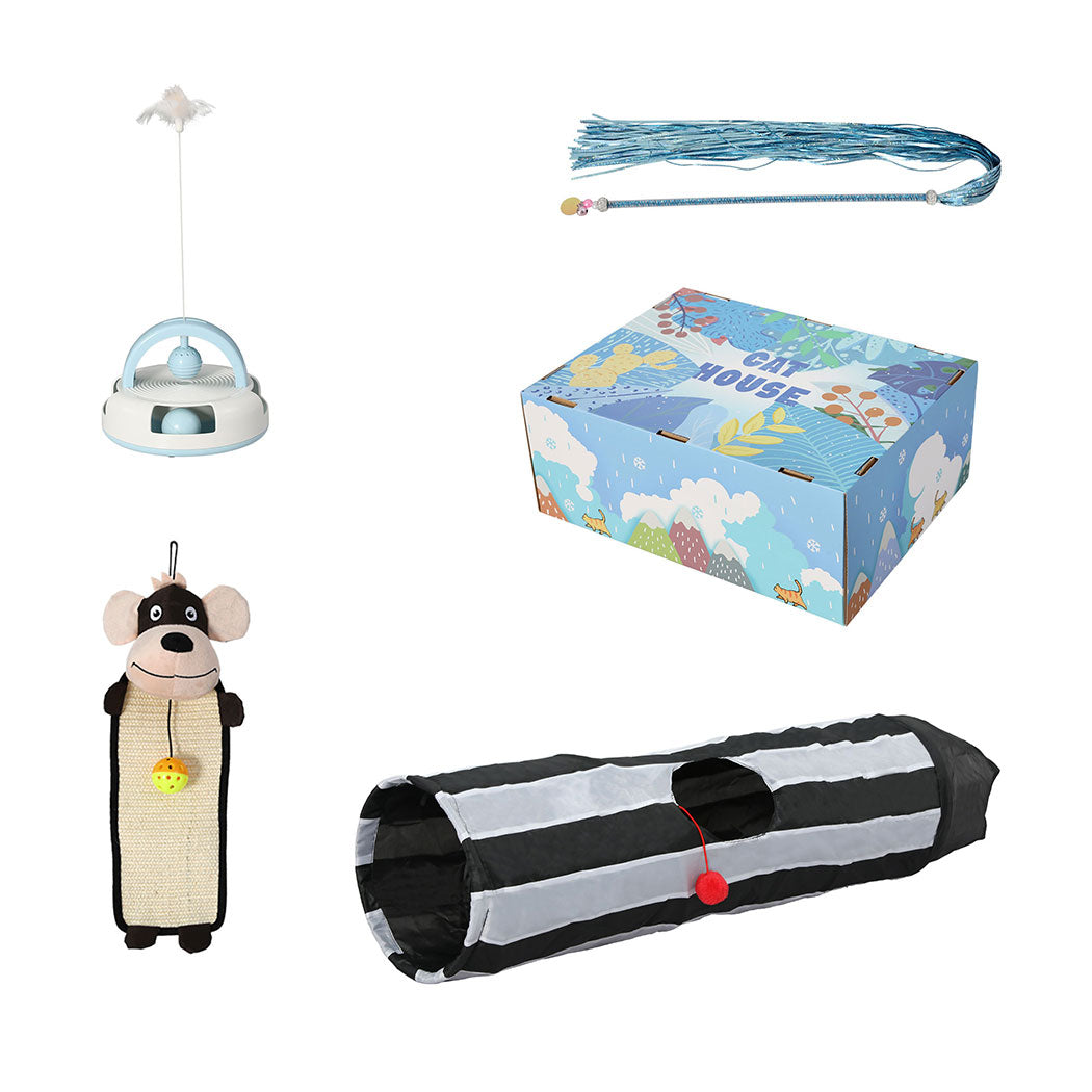 PaWz Interactive Pet Toy Set Cat Tunnel-1973194202980421632