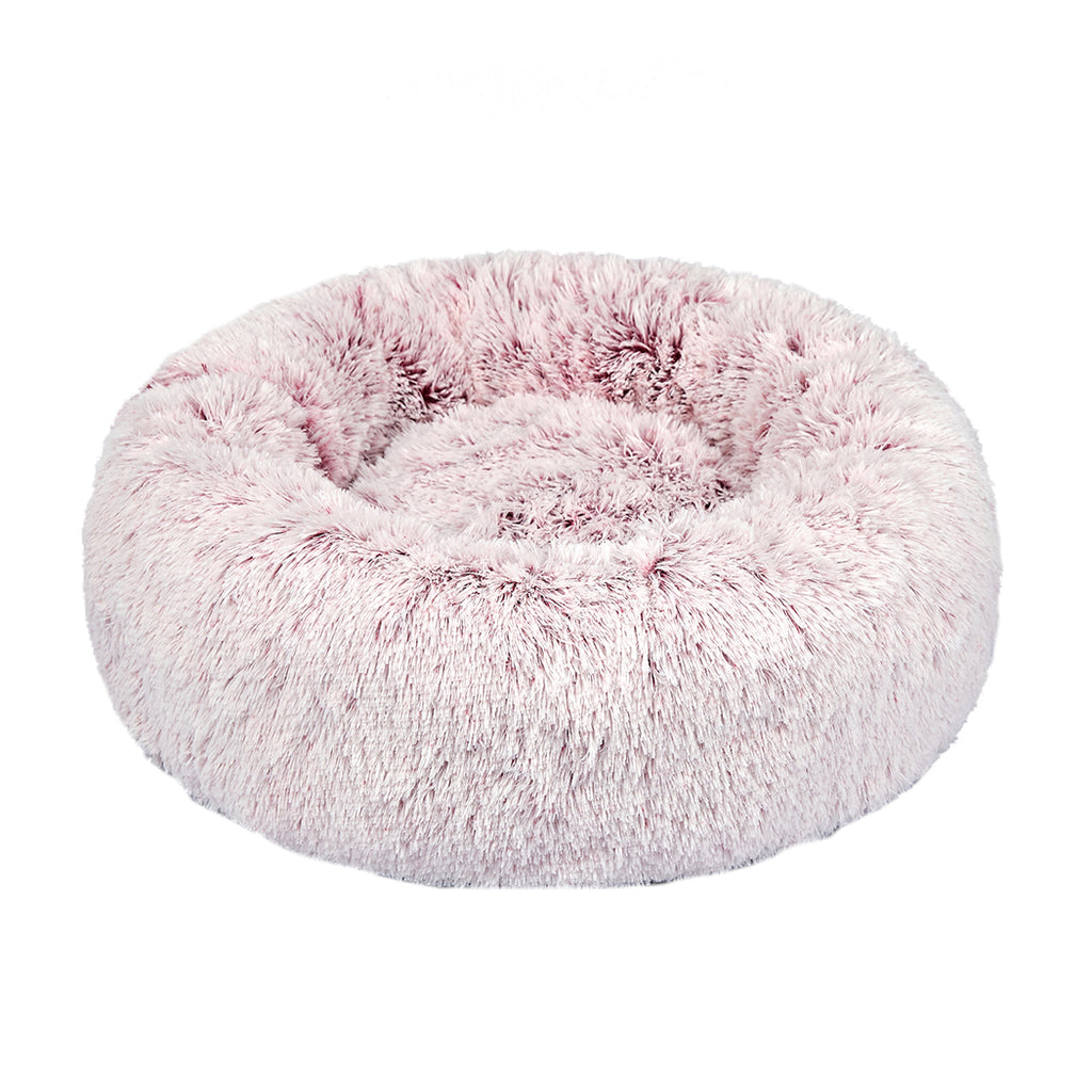 PaWz Pet Bed Cat Dog Donut Nest Calming XL Pink X-Large-1975420447407345664