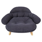 Pawz Elevated Pet Dog Cat Sofa Bed Couch L Size Grey-1973193511998197760