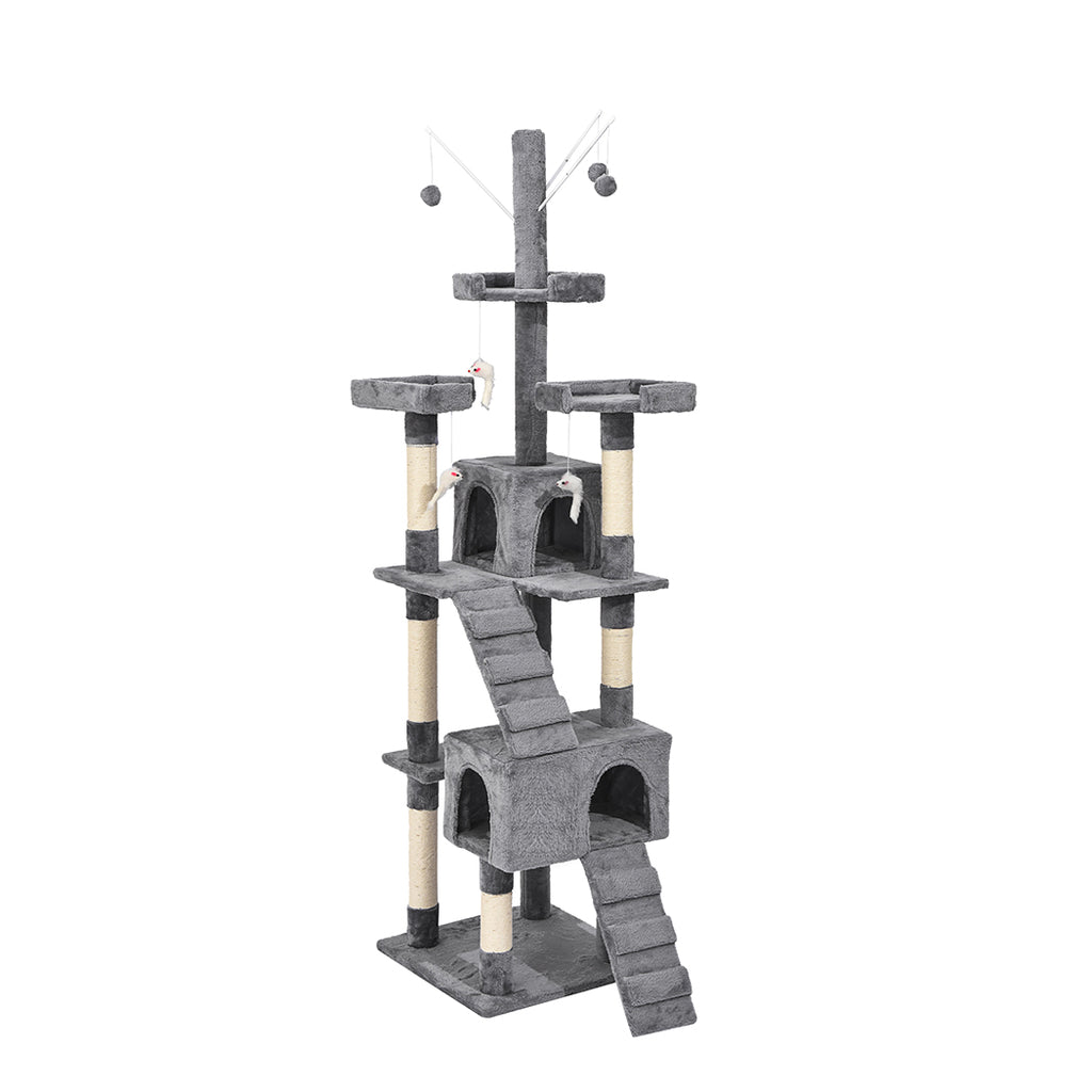 PaWz Cat Tree Scratching Post Scratcher Grey-1973193908397674496