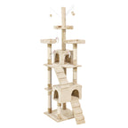 PaWz Cat Tree Scratching Post Scratcher Beige-1975420471109357568