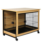 PaWz Wooden Wire Dog Kennel Side End XL X-Large-1973193672904282112