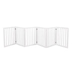 PaWz Wooden Pet Gate Dog Fence Safety White 100 Pack-1973193643762257920