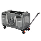 Pawz Pet Carrier 4 Wheel Portable Rolling Foldable-1975420341769605120