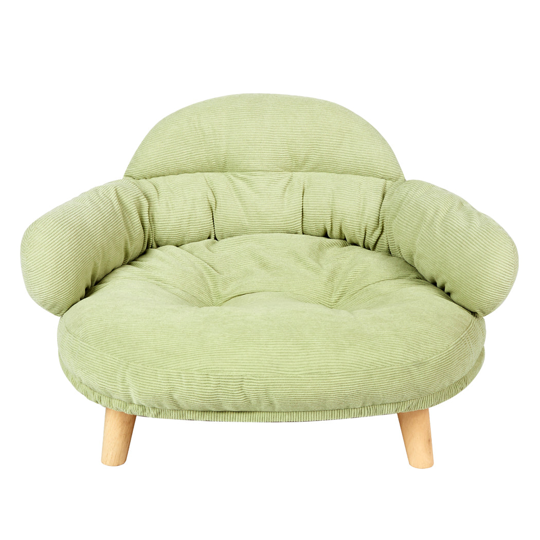 Pawz Elevated Pet Dog Cat Sofa Bed Couch L Size Green-1973193511817842688