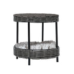 PaWz Rattan Pet Bed Elevated Raised-1975420452511813633