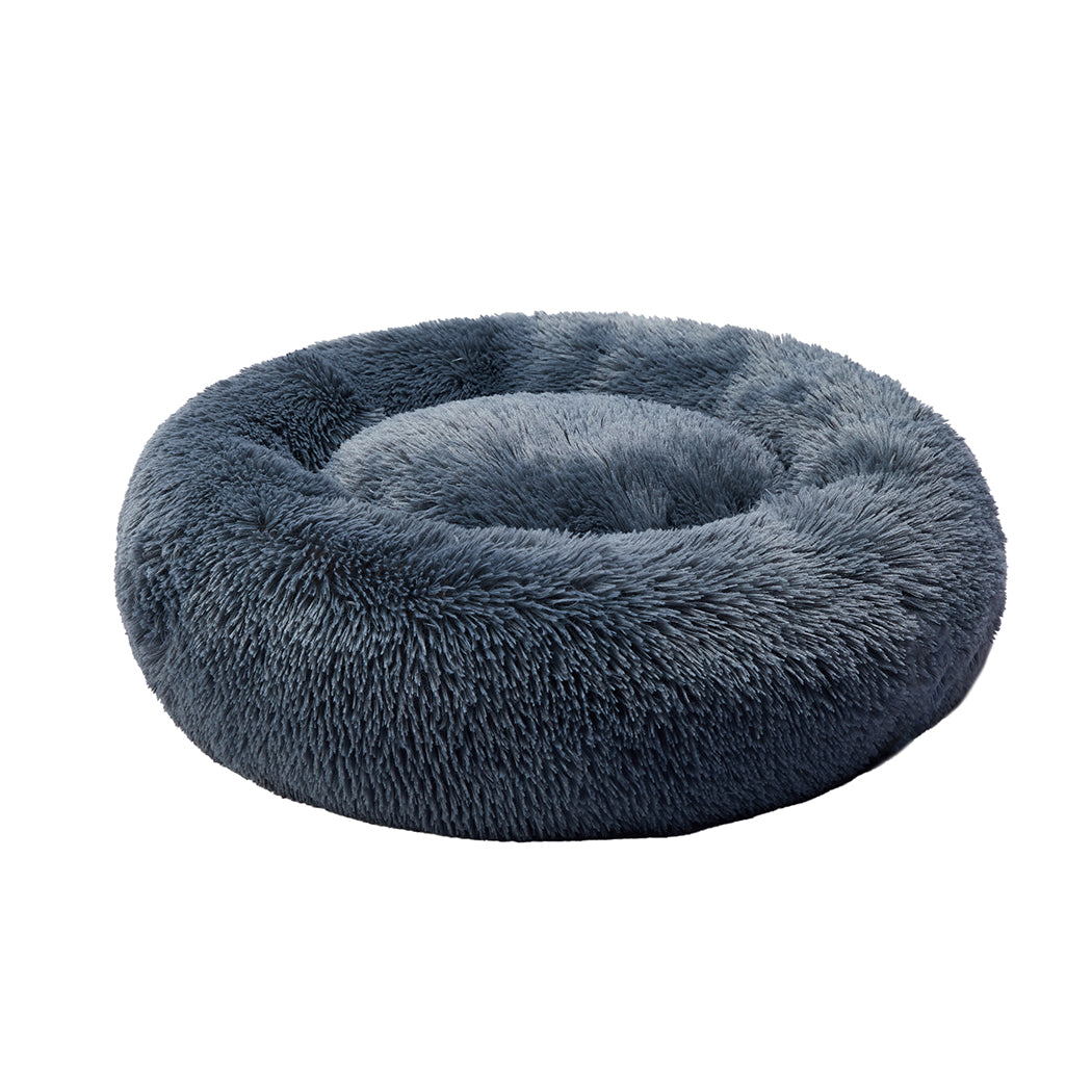 PaWz Pet Bed Cat Dog Donut Nest Calming XXXL Dark Grey XXX-Large-1973193906489266177