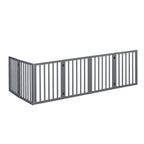 PaWz Wooden Pet Gate Dog Fence Safety Grey 100 Pack-1973193643569319937
