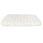 Pawz XL Size Orthopedic Dog Bed with Sherpa Plush Removable Cover in White-1975420345791942657