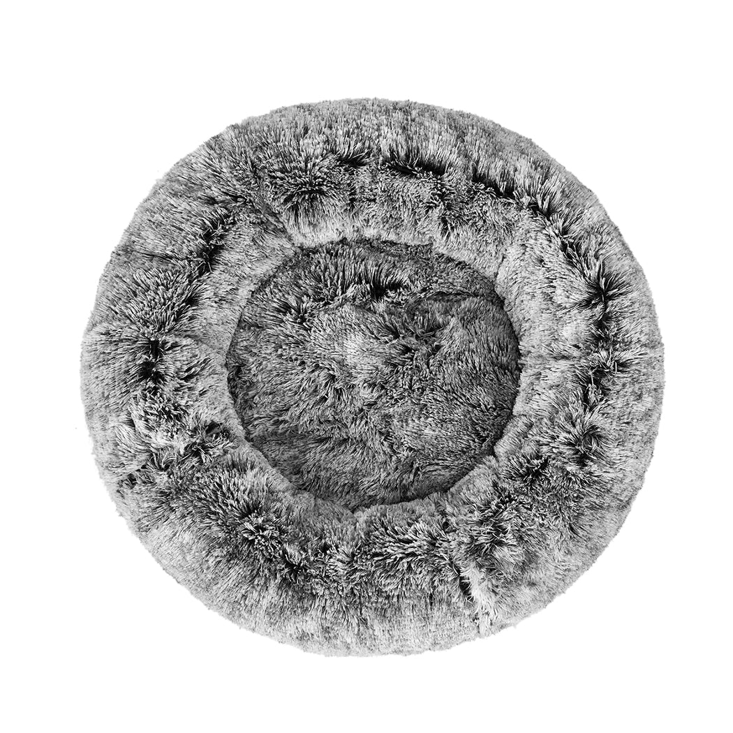 PaWz Pet Bed Cat Dog Donut Nest Calming L Charcoal Large-1973193628776009729