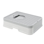 PaWz Foldable Cat Litter Box Tray Enclosed Grey-1975420460250304513