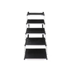 PaWz 5 Steps Dog Ramp Adjustable Height Black-1973193664029134849