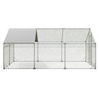 Pawz 600x300x194cm Large Metal Walk-in Chicken Coop Cage-1973193526581792769