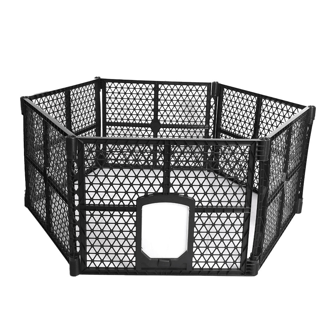 PaWz Pet Playpen Folding Dog Plastic M Medium-1975420453744939009