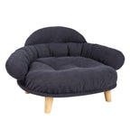 Pawz Elevated Pet Dog Cat Sofa Bed Couch L Size Grey-1973193511998197761