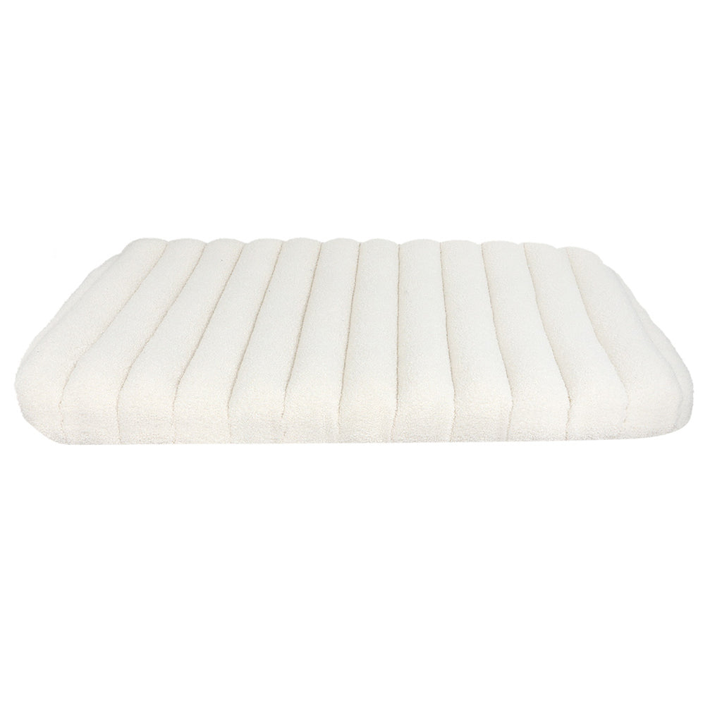 Pawz L Size Orthopedic Dog Bed with Sherpa Plush Removable Cover in White-1975420344915333121