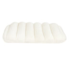 Pawz M Size Orthopedic Dog Bed with Sherpa Plush Removable Cover in White-1975420345263460353