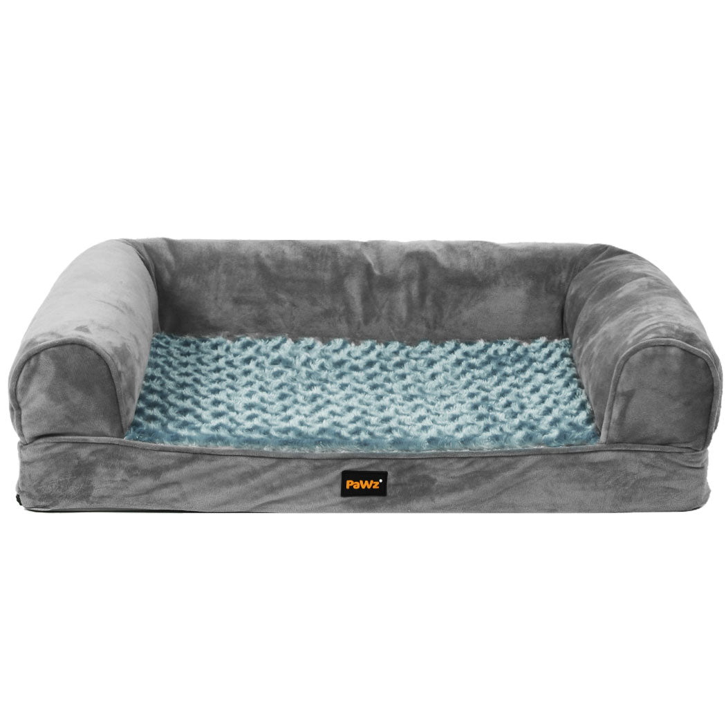 PaWz Pet Bed Sofa Dog Bedding Soft Warm XL Grey X-Large-1973193627337363457