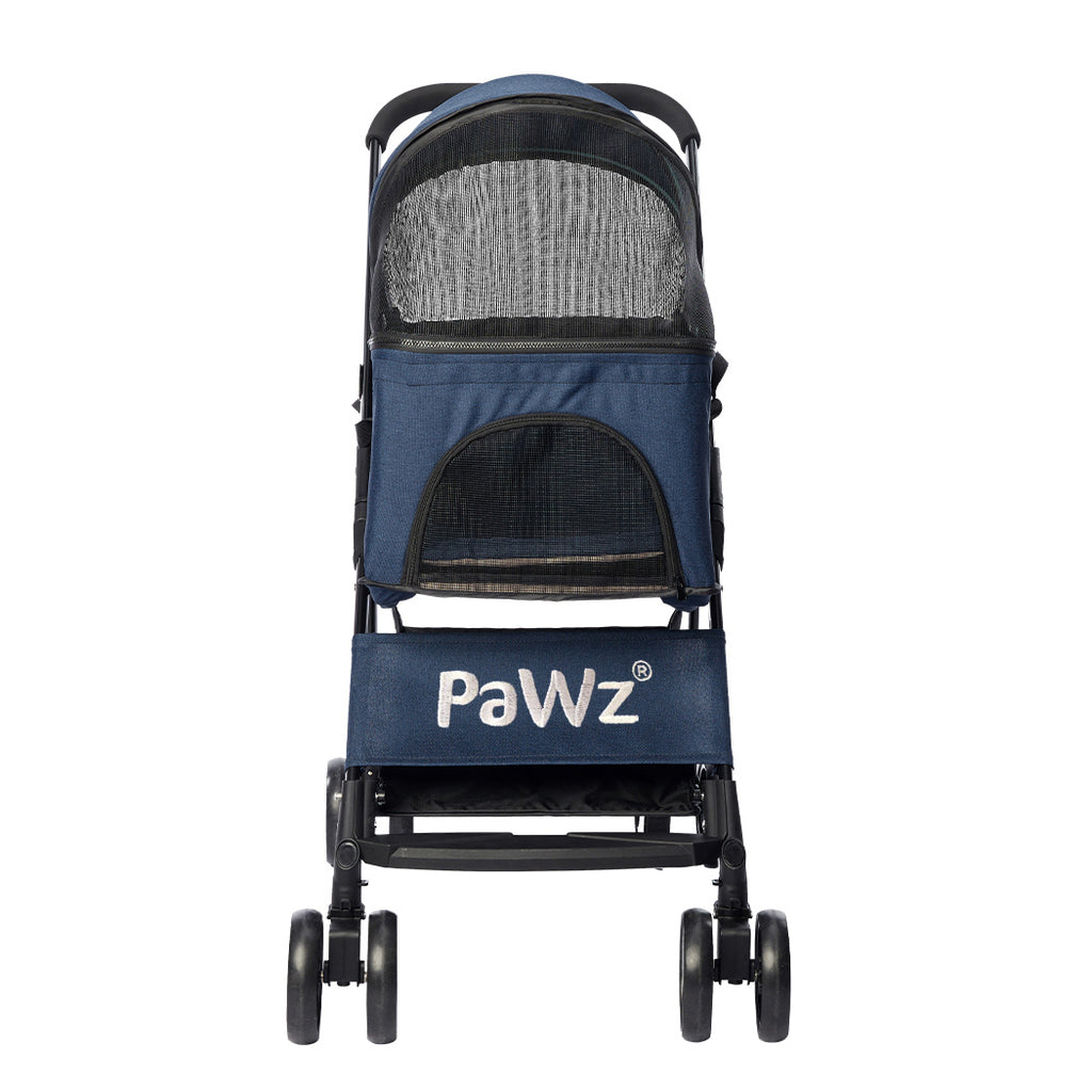 PaWz Large Pet Stroller Dog Cat Carrier Blue-1973193718429257729
