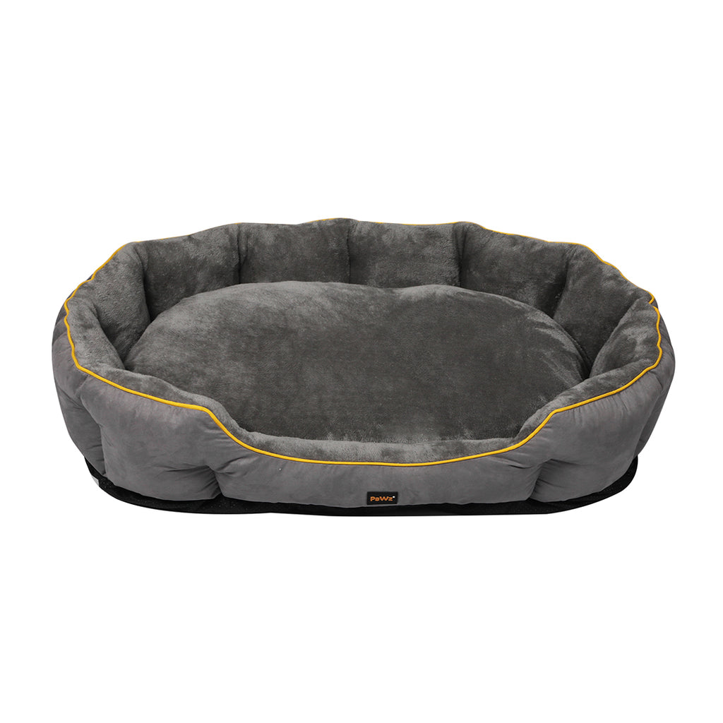 PaWz Electric Pet Heater Bed Heated XL Grey X-Large-1973193657288888321