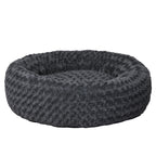 PaWz Calming Dog Bed Warm Soft Plush L Dark Grey Large-1973193664826052609