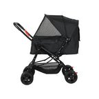 PaWz Pet Stroller Dog Cat Carrier Foldable Black-1973193719184232449