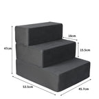 PaWz Multi-steps Dog Ramps For High Double 9KG-1973193639853166594