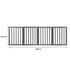 Wooden Pet Gate Dog Fence Retractable Grey 600x 3MM-1973193642998894594
