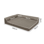 Pawz Orthopedic Dog Bed XL Coffee-1975420326108073986