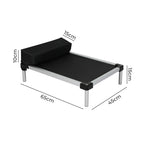 PaWz Pet Trampoline Aluminium Frame M Black Medium-1975420397943918594