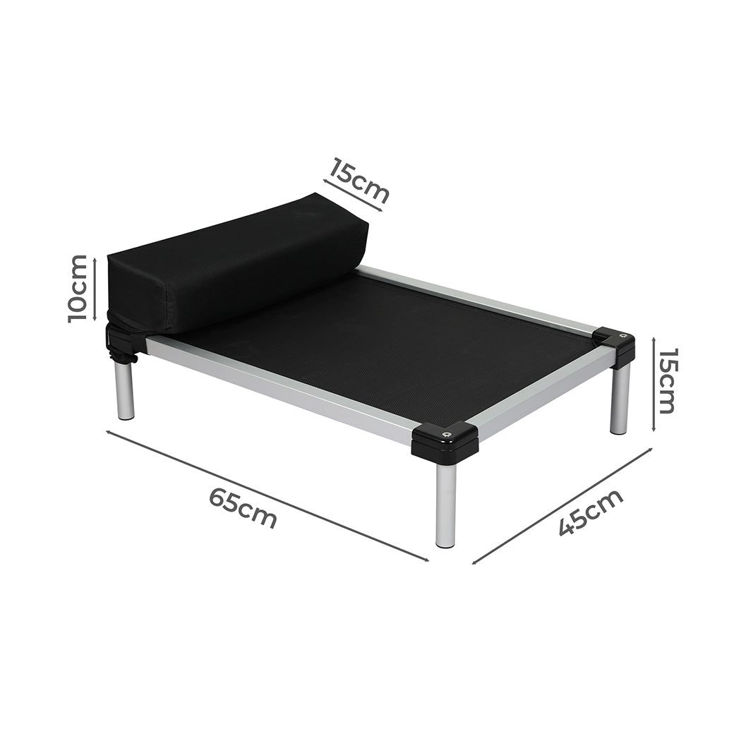 PaWz Pet Trampoline Aluminium Frame M Black Medium-1975420397943918594