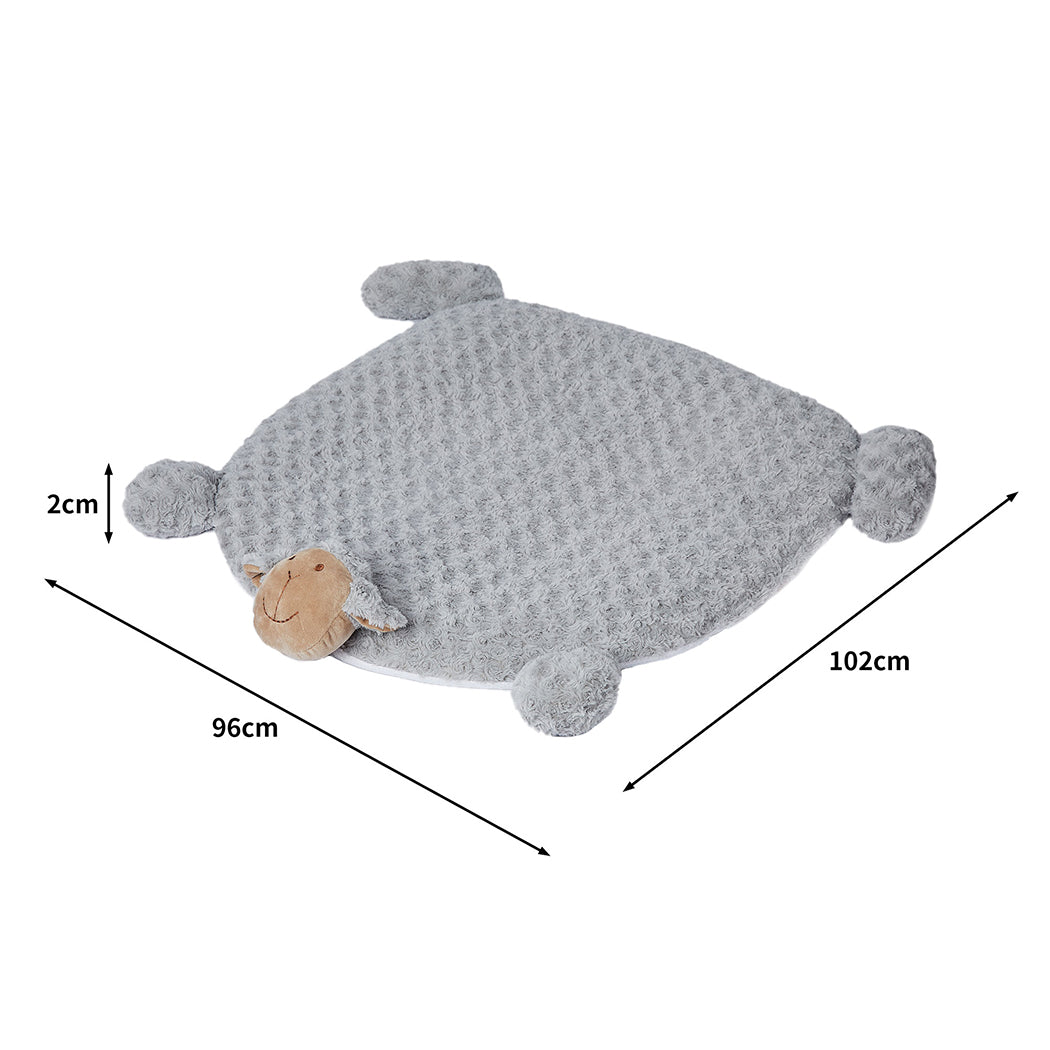 PaWz Pet Bed Cat Calming Beds Dog Squeaky L Grey Large-1975420449445777410