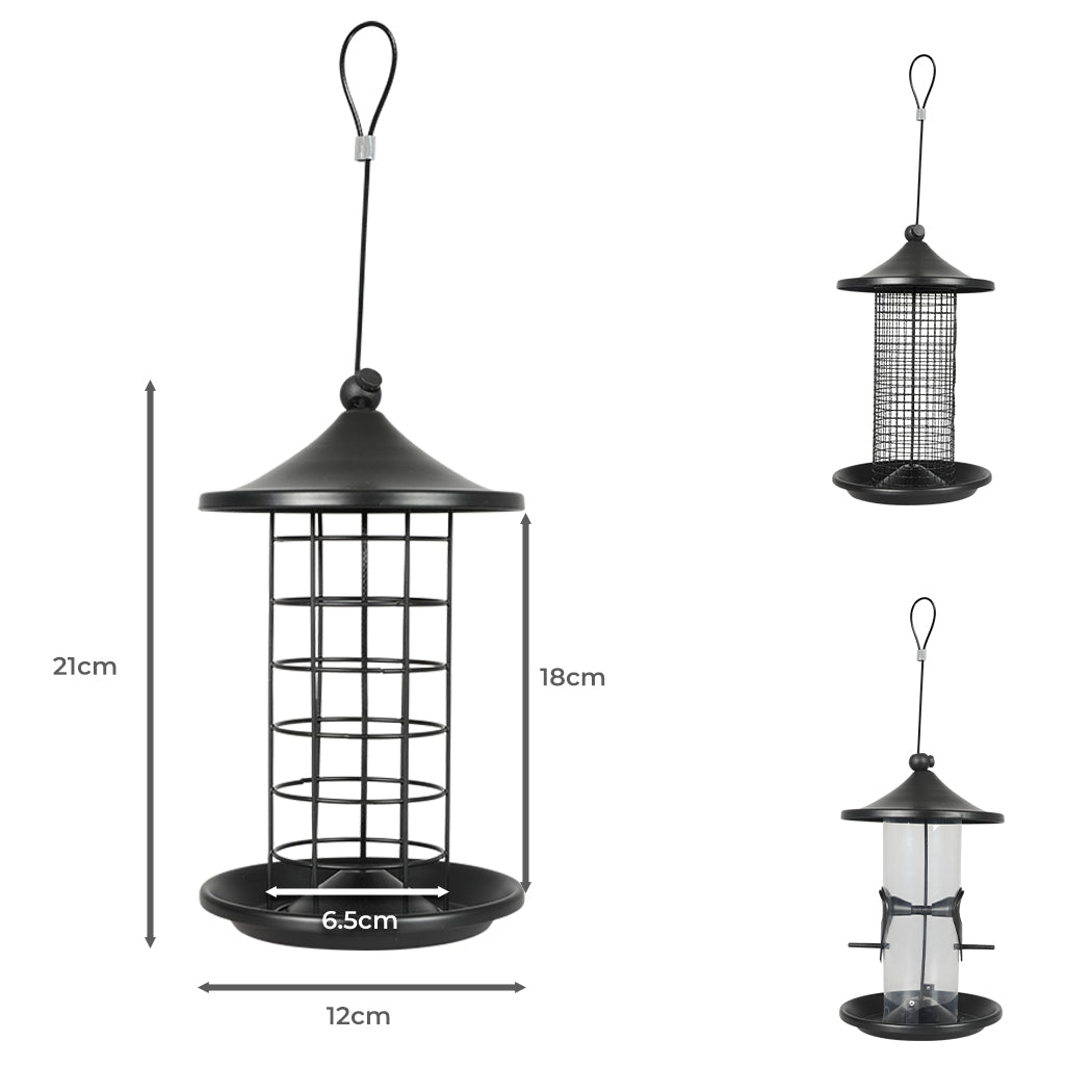 PaWz 3x Bird Feeder Hanging Wild Seed-1973193455240876034