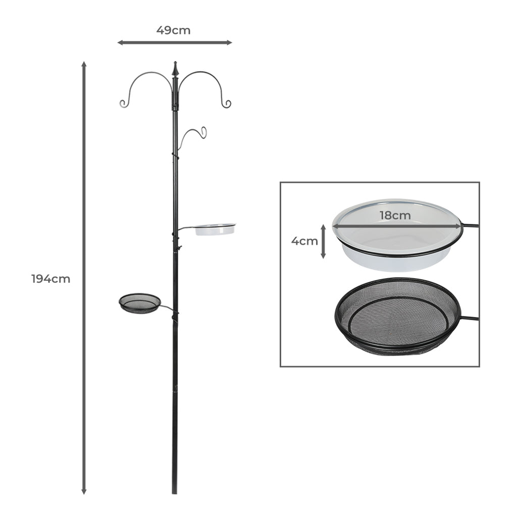 PaWz Metal Bird Feeder Hanging Wild-1973193901246386178