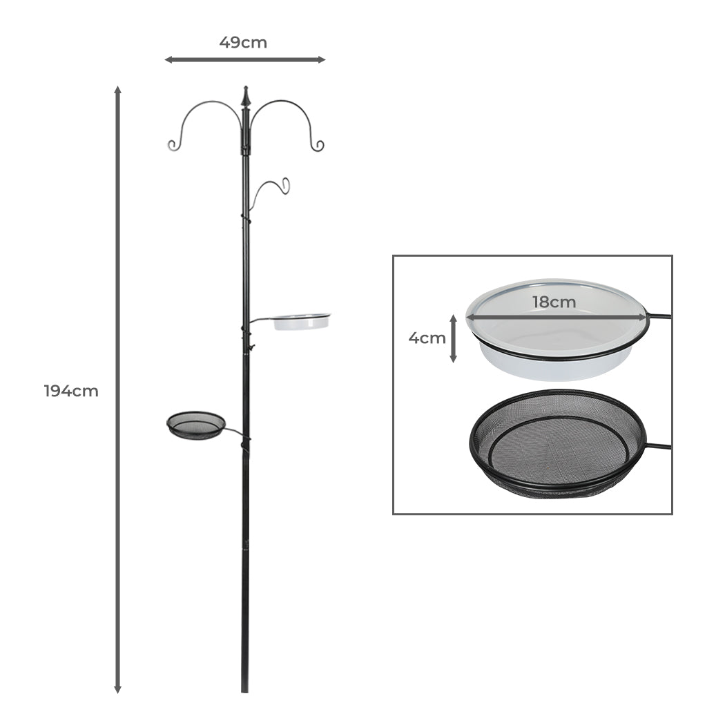 PaWz Metal Bird Feeder Hanging Wild-1973193901246386178