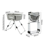 PaWz Pet Bathtub Adjustable Height Folding-1973193684178571266