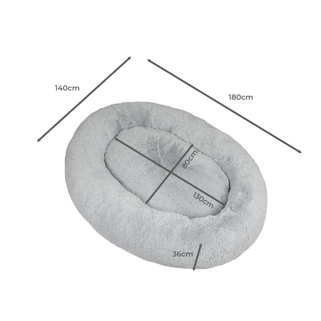 PaWz Replacement Pet Bed Cover Zipper Grey Cover-1973193670727438338