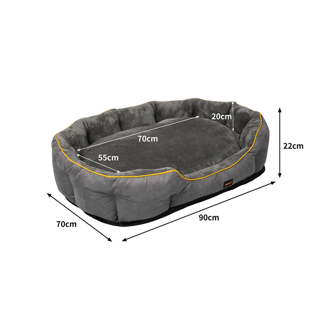PaWz Electric Pet Heater Bed Heated L Grey Large-1973193656139649026
