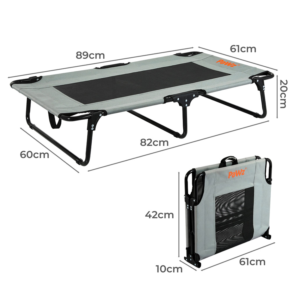 Pawz Pet Elevated Bed Dog Raised Trampoline Foldable Large M Size-1975420346156847106