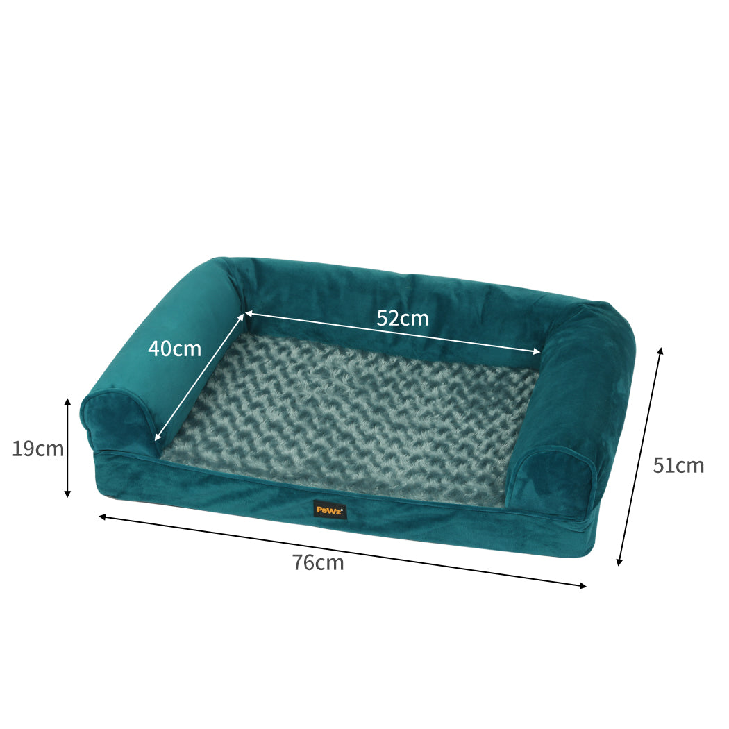 PaWz Pet Bed Sofa Dog Beds Bedding Soft M Blue Medium-1973193626561417218